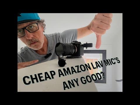 Cheap Amazon Wireless Lav Mic's| Any Good?