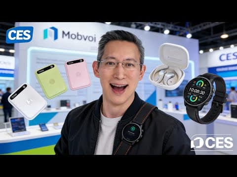 Mobvoi Ticnote Ces 2026 🚀 Ai Note-taking Earbuds, Watch & Shadowagent 2.0 Revealed