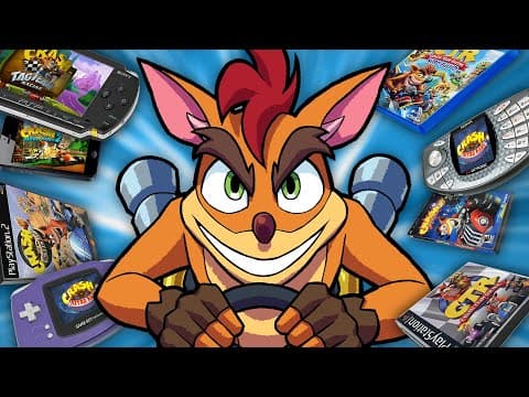 I Played Every Crash Bandicoot Racing Game Ever