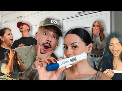 Telling Our Fam Were Pregnant W Baby #3! 🥹😭