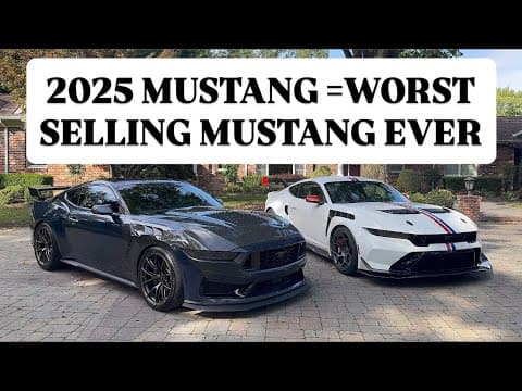 Ouch! 2025 Mustang Worst Selling All Time! *heres Why?