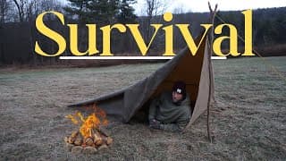 The Easiest Survival Tarp Shelter Anyone Can Build (no Experience Needed)