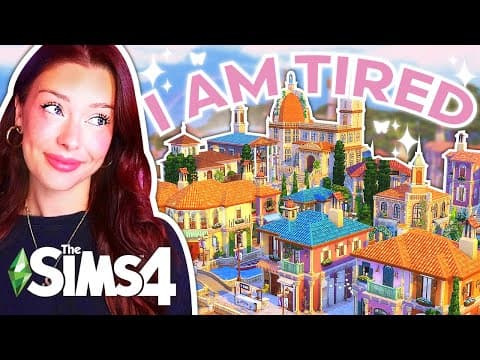 I Spent 24 Hours Building In The Sims 4