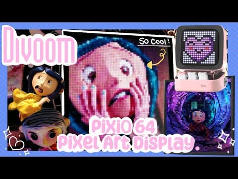 This Is A Pixel Art Display!!