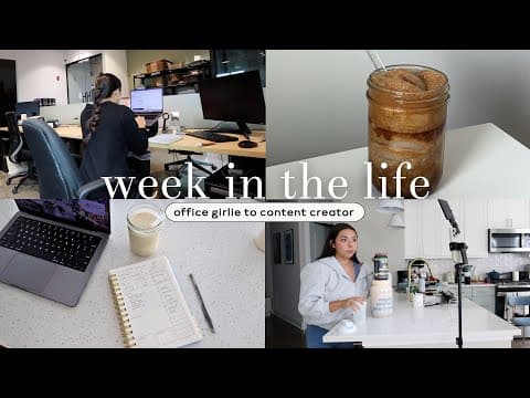 Work Week Vlog: In Office, Content Creation, Finding Balance + Rot Day