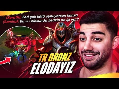 Sabah 5'de Tr Bronz Eloda Oyun Girdim | Zedxsmurf Tr Bronz #1