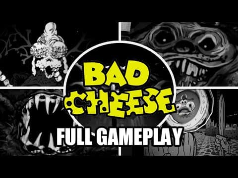 Bad Cheese: Full Game Walkthrough (cartoon Horror Game)