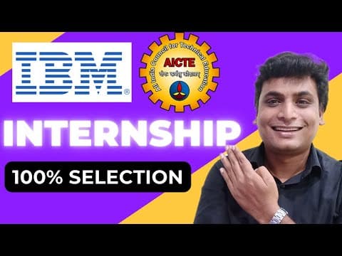 100% Selection ! Ibm April Internship For Students Freshers | Work From Home Internship Online