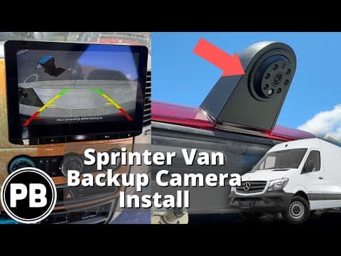 2007 - 2018 Sprinter Van Backup Camera Install