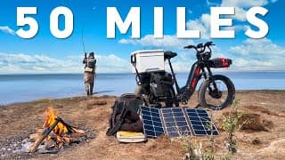 50 Miles On The Beach To Secret Spot - Fishing Camping Cooking