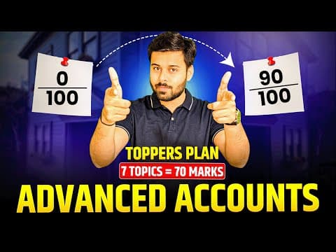Most Important Topics With Questions For Advanced Accounts || Ca Inter Jan 26 || Abc Analysis !!