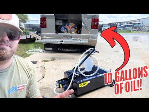 This Is A Must Have For Big Rig Oil Changes! (cat C12)