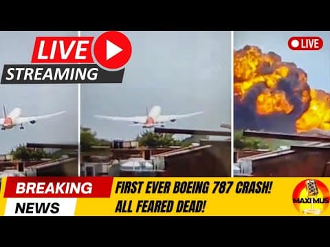 787 Crashes In India!!!! Live First Ever