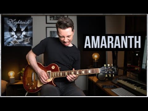 Amaranth - Nightwish | Electric Guitar Cover By Sebastian Lindqvist