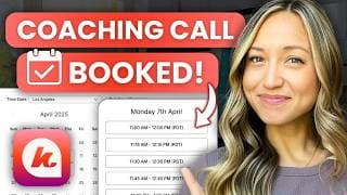 How To Easily Book Coaching Calls In Kajabi (ditch Calendly)