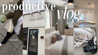 Vlog: Touring Apartments, Lots Of Chats, Pr Unboxing, Easy Taco Bowl Dinner!