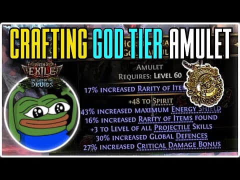 I Got Economically Ruined Crafting This Amulet - Path Of Exile 2