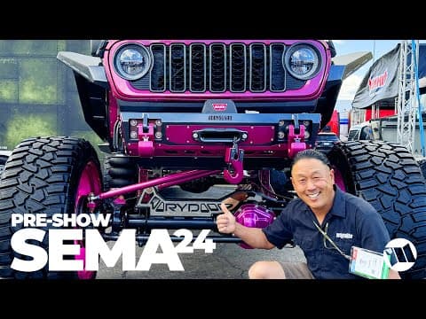 Classy To Crazy Jeep Wrangler Gladiator Tesla Cybertruck And More At Sema 2024 : Pre Show Coverage