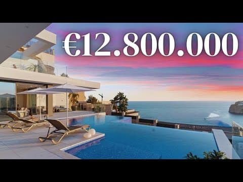Touring Modern Designer Villa In Cala Llamp Mallorca With Insane Sea Views & Romantic Sunsets!