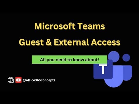 Microsoft Teams Guest & External Access: Manage Guest And External Access In Teams Admin Centre