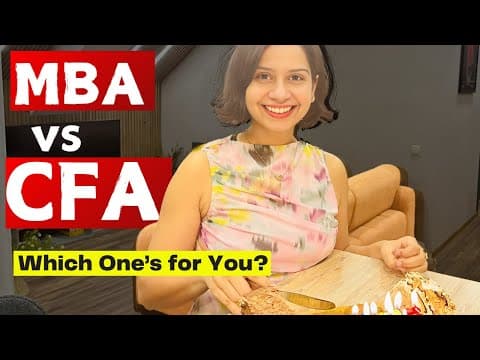 Mba Vs. Cfa: Which One Is Better  ? (career In Management Consulting)