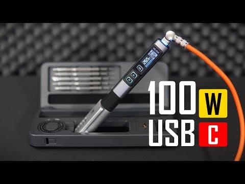 Fnirsi Hs-02a Review & Testing | 100w Usb-c Smart Soldering Iron