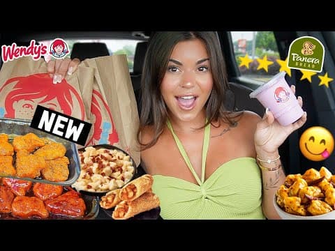 Eating New Fast Food Menu Items.. (delicious!)
