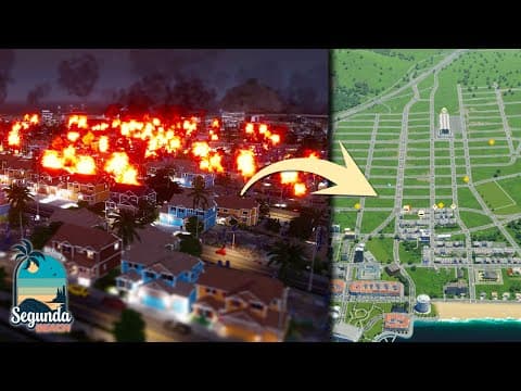 The Great Fire Of Segunda Beach (downtown Rebuild) | Sb 19