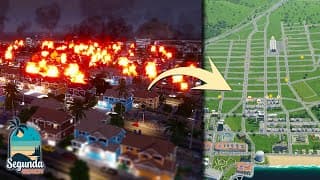 The Great Fire Of Segunda Beach (downtown Rebuild) | Sb 19