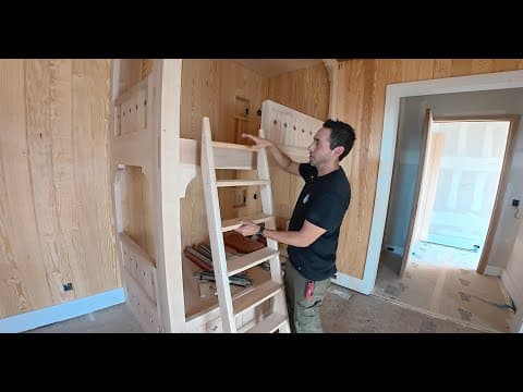 The Ranch Bunks Are Complete! Building The Ladders!
