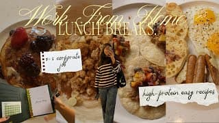 How I Actually Spend My 9-5 Lunch Breaks With Easy, High-protein Wfh Lunches 🤓💻