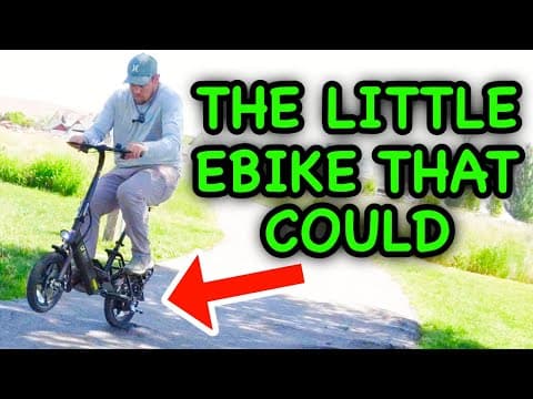 Dyu C3 Ebike Review - Only $300 & Works For Big Or Little People