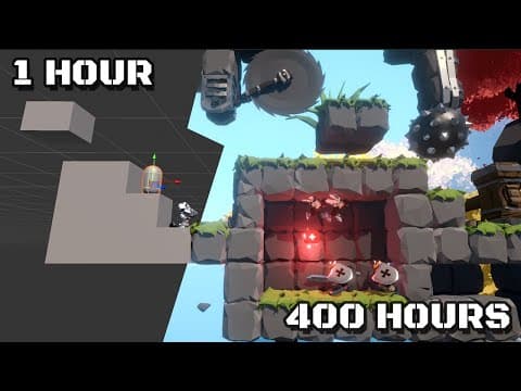 I Made A Full Game In 400 Hours - This Is How - In 19 Minutes!