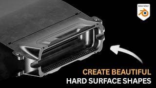 How I Create Beautiful Hard Surface Designs In Blender