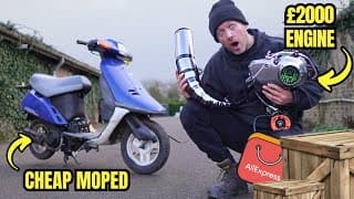 I Put A £2000 Race Engine Into A Cheap Moped