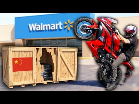 I Bought Walmart's Cheapest Motorcycle To Stunt Ride…