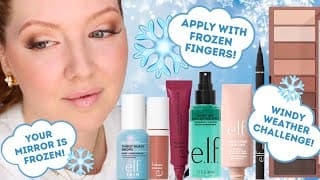 Winter Challenge: Full Face Makeup Tutorial Using E.l.f.!