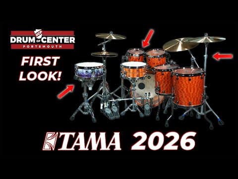New 2026 Tama Drums | First Look Review!