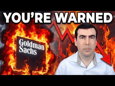 Goldman Warns: $210b Selling Tsunami Threatens Imminent Stock Crash!