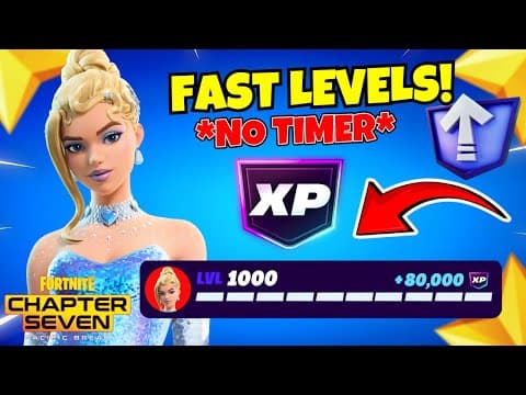 *no Timer* Fortnite Xp Map To Level Up Fast In Chapter 7! (earn Xp For Renegade Raider!) 🤩😱