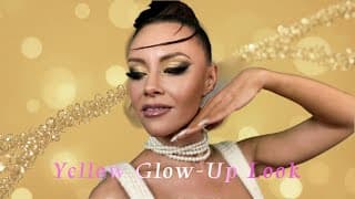 Yellow Glow-up Look - Makeup Tutorial Asmr 🔉