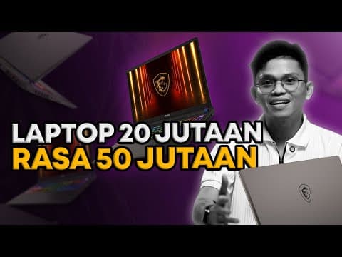 Laptop Ini Harusnya 50jt!! Tapi Kenapa Cuma 20jtan? | Review Msi Vector 16 Hx Ai