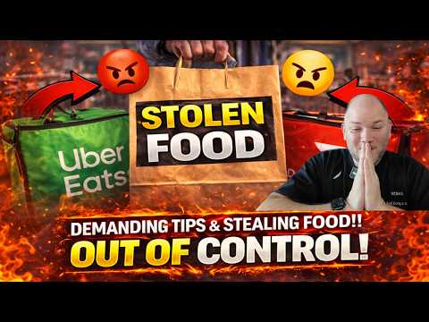 Uber Eats & Doordash Drivers Are Out Of Control, Demanding Tips & Stealing Food!!