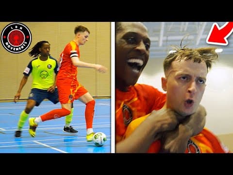 I Played In A Pro Futsal Match & It Was The Craziest Game Ever! (1st Vs 2nd)
