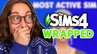 Spotify Wrapped But I Made My Own For The Sims 4!