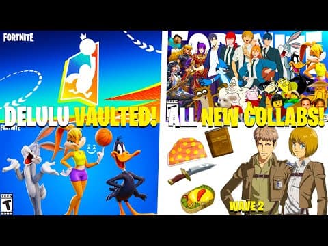 Fortnite Replacing Delulu With Fall Guys.. (aot Returning, 20+ Collabs Soon)