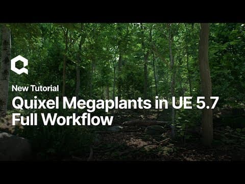 Quixel Megaplants In Ue 5.7 - Full Workflow Tutorial For Pve (procedural Vegetation Editor)