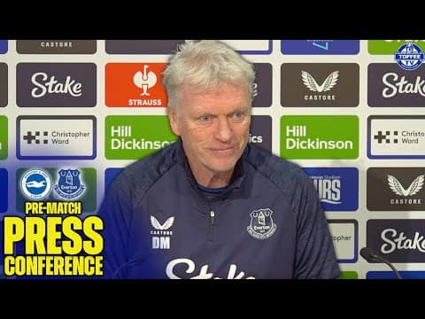 "it Might Rule [grealish] Out For The Season" | Brighton V Everton | David Moyes' Preview
