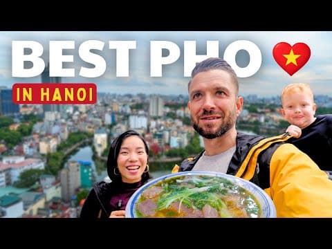 First Time Eating Northern Pho Like This In Vietnam 🇻🇳 The Best Rated Pho In Hanoi!