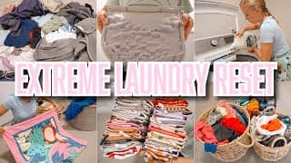 Extreme Laundry Reset! 🧺 | Realistic Laundry Reset Motivation